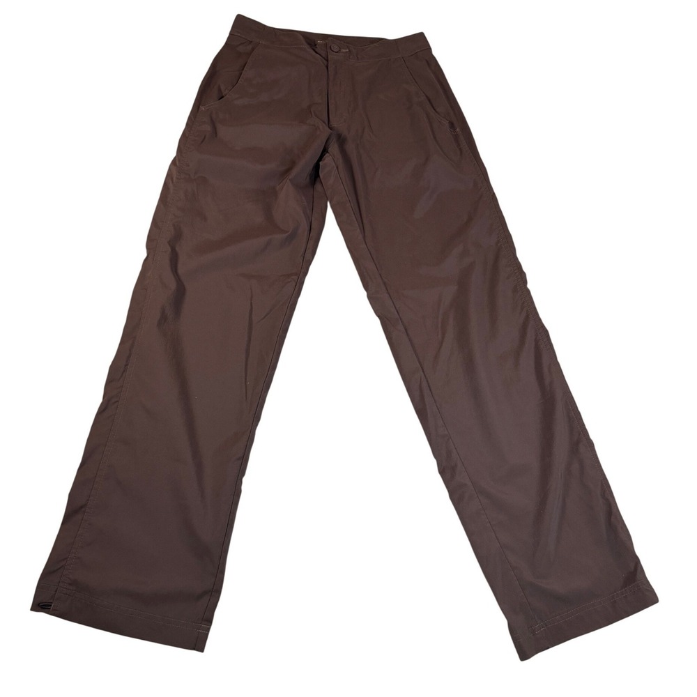 Royal Robbins Women Brown Nylon Stretch Hiking Outdoor Pants Size 4 Regular